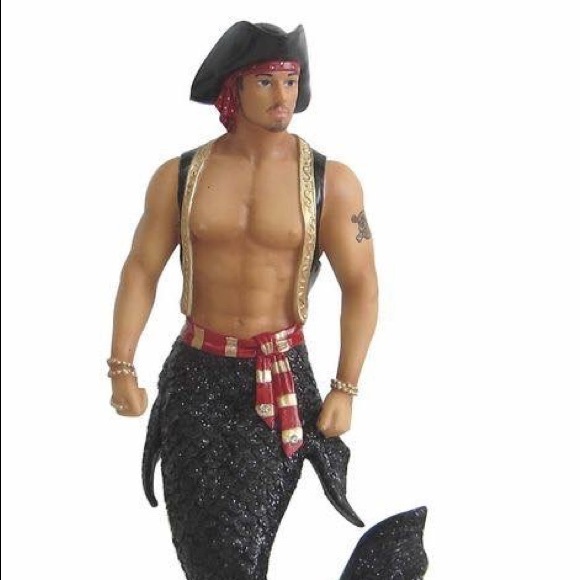 π Diamonds Merman Ornament - Picture 1 of 2